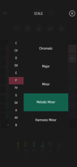 Padal Screenshot - Musical Scales and Keys